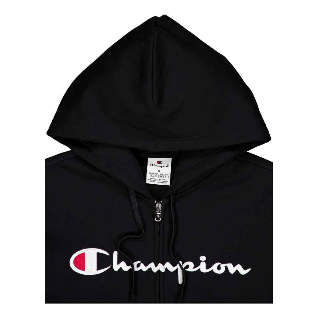 Hooded Full Zip Sweatshirt Black Beauty –