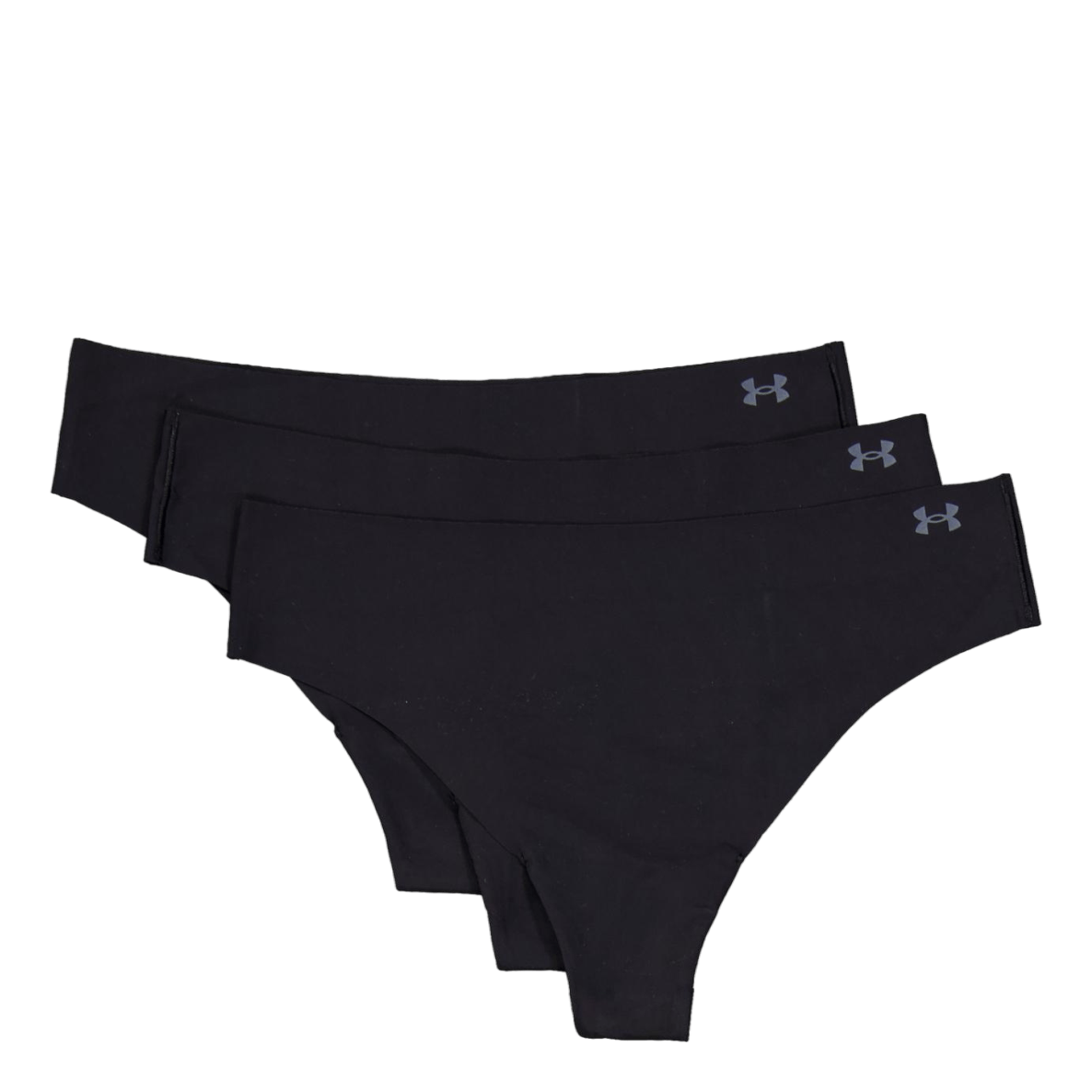 Ua Pure Stretch No Show Thong  Black