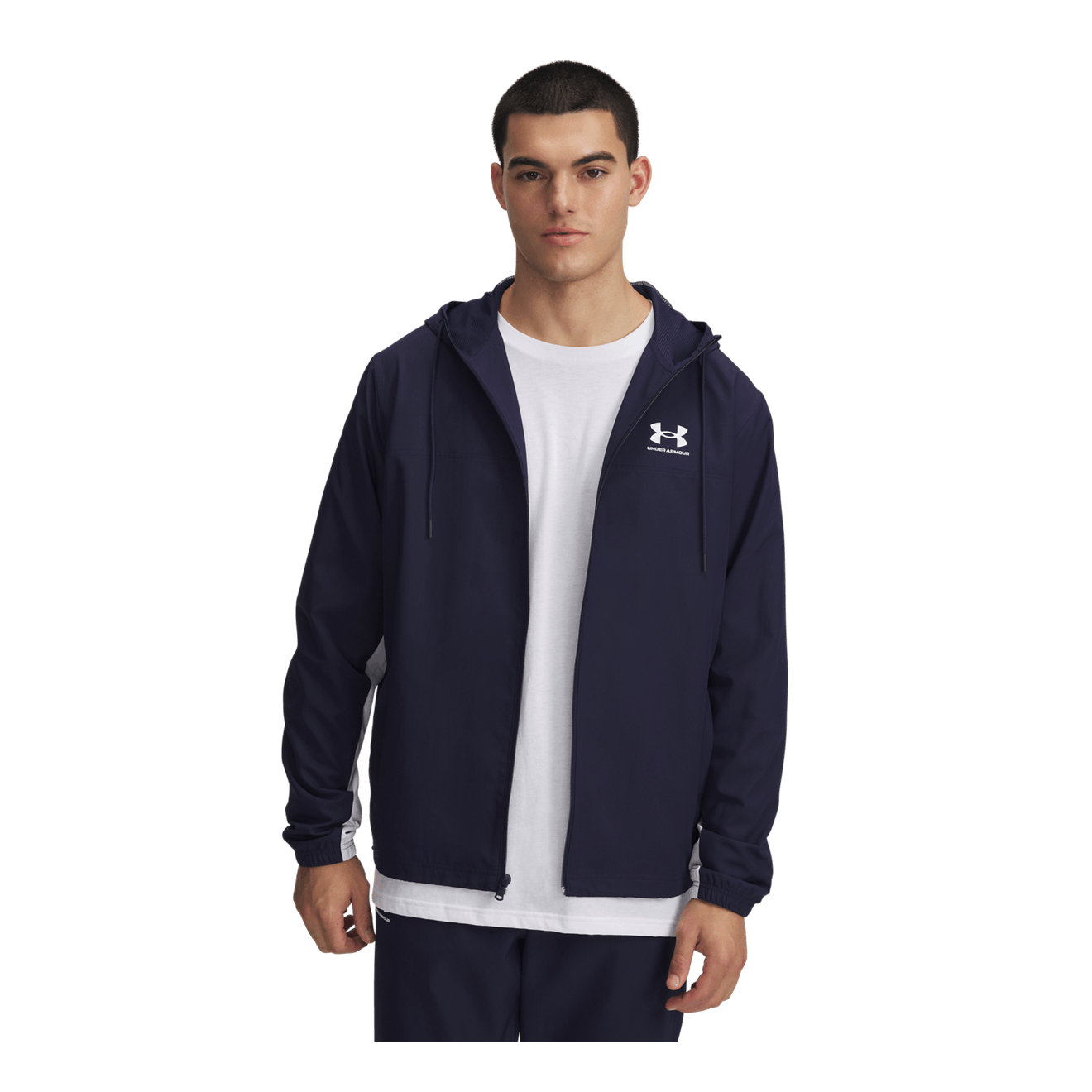 Ua Rival Wvn Windbreaker Midnight Navy