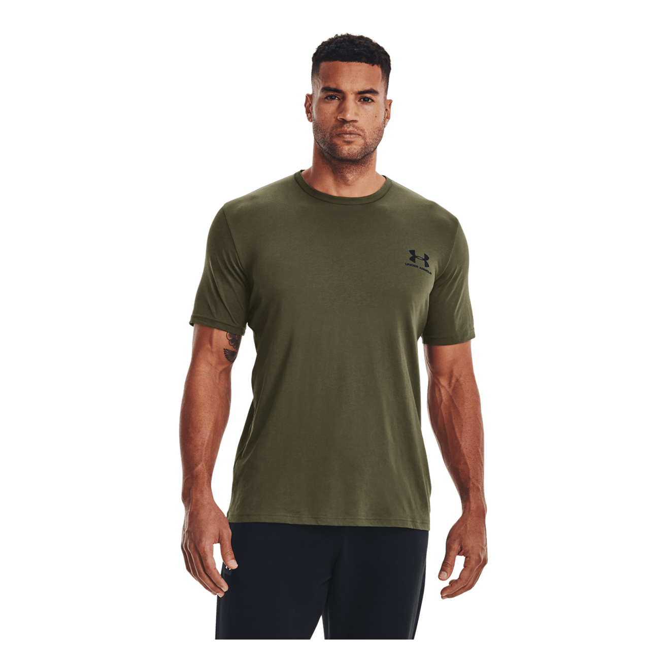 Ua M Sportstyle Lc Ss Marine Od Green