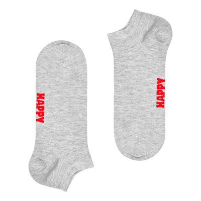 3-pack Solid Low Socks Grey