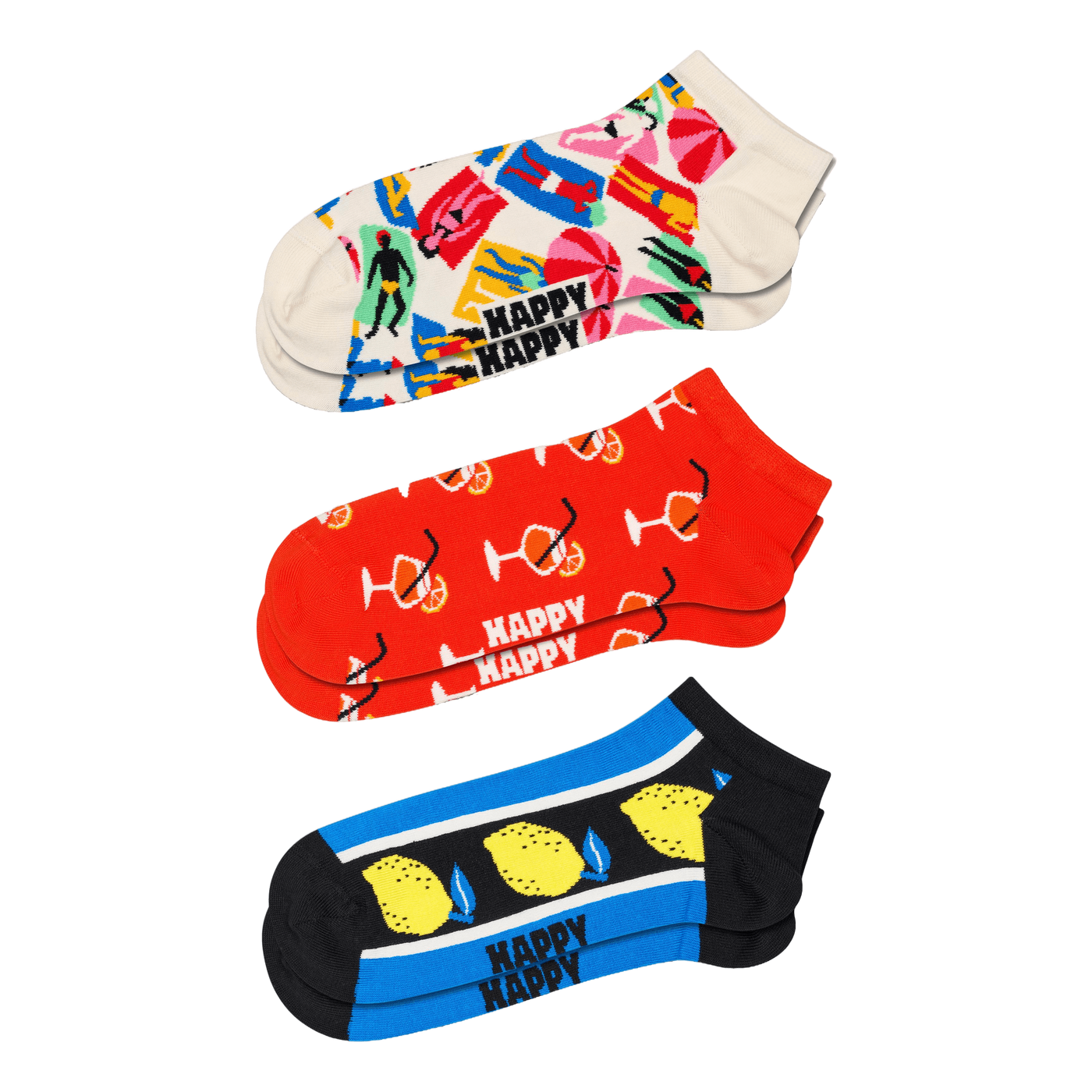 3-pack Lazy Day Low Socks White