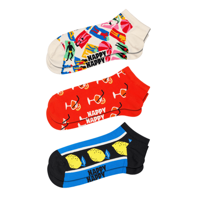 3-pack Lazy Day Low Socks White