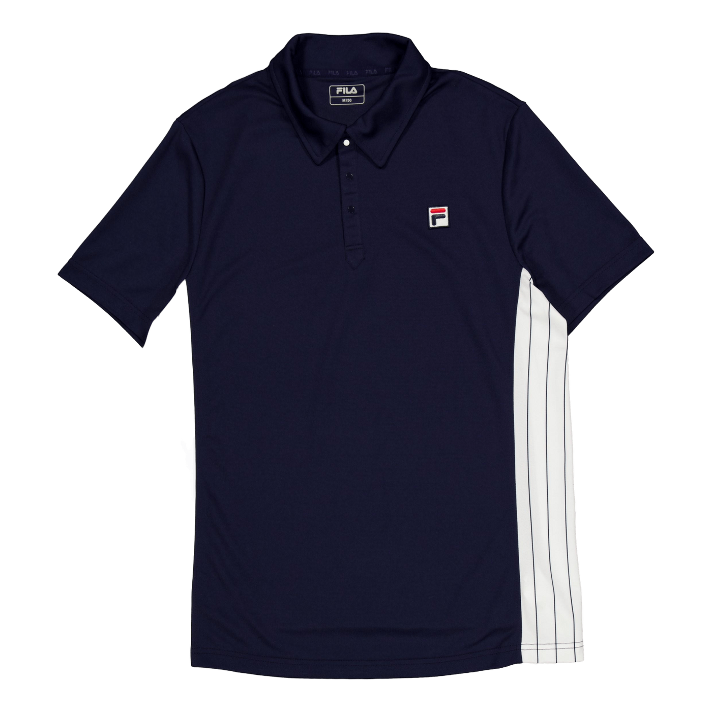 Polo Piero Navy White