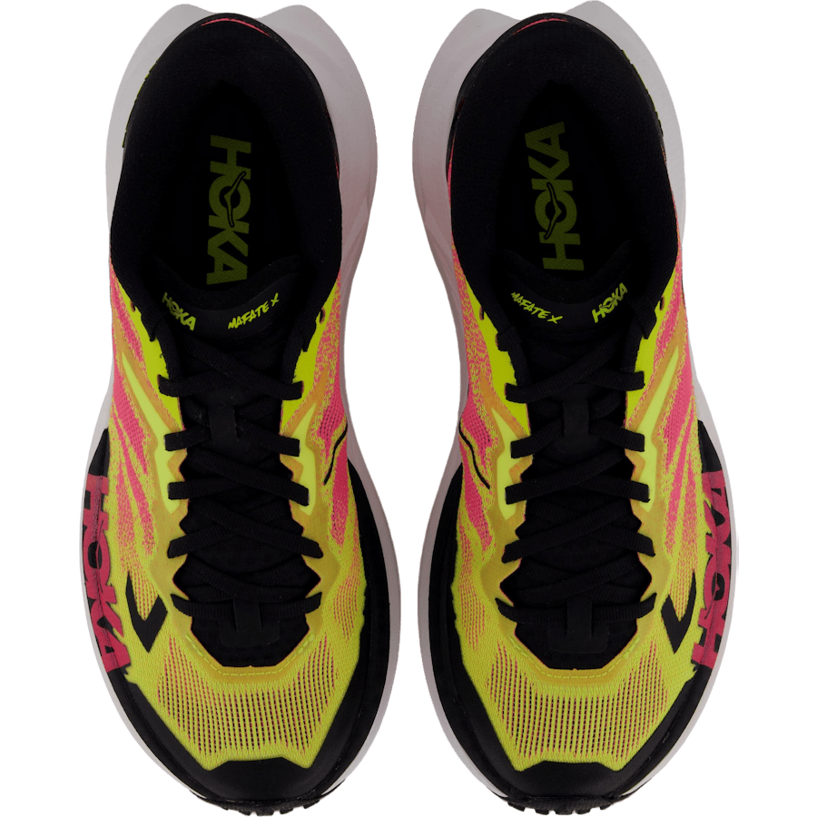 W mafate x Neon hoka citrus / neon rose