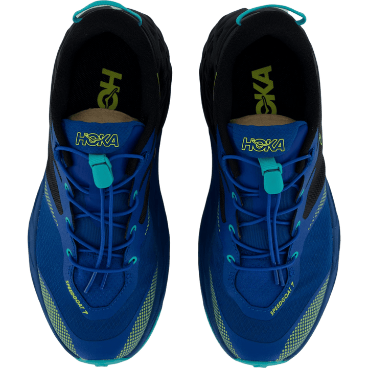 Y speedgoat 7 big kids Black / night glow blue