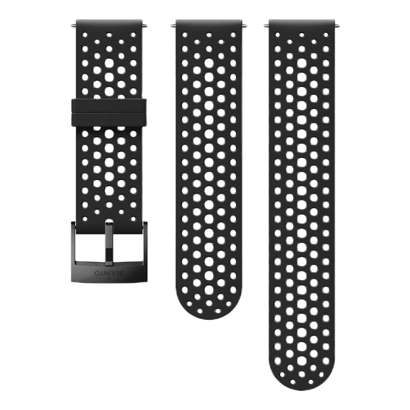 24 EXP2 Silicone Strap M+L Black