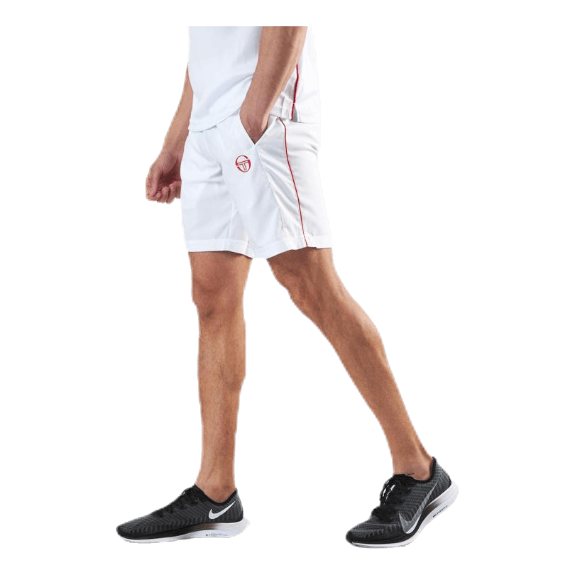 Club Tech Shorts White/Red
