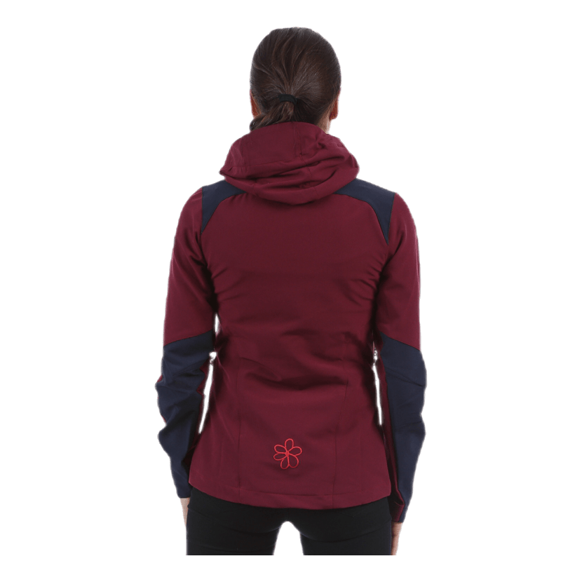 Cecilie Mountaineering Jacket Grey/Red