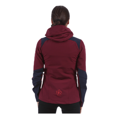 Cecilie Mountaineering Jacket Grey/Red