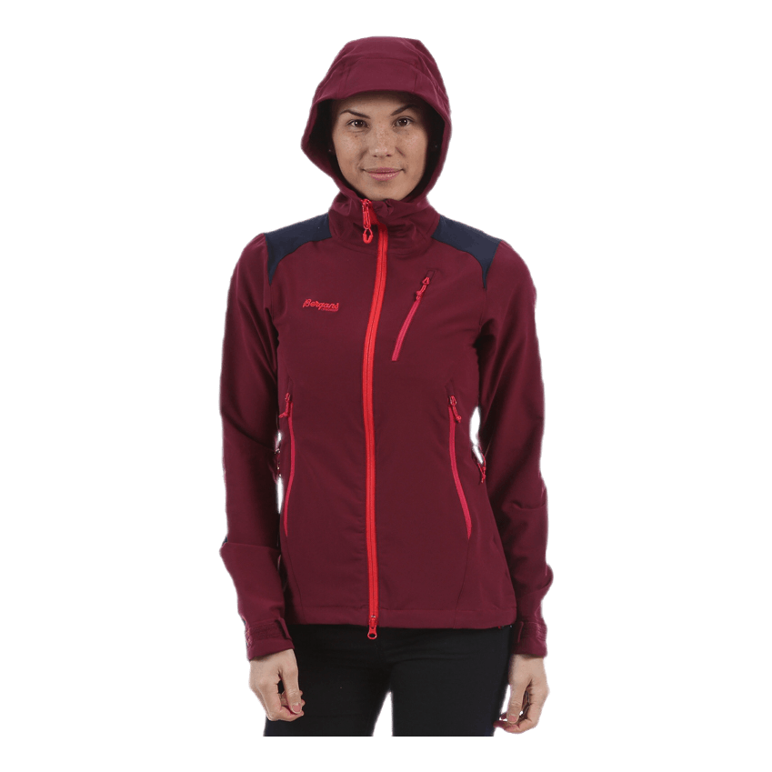 Cecilie Mountaineering Jacket Grey/Red