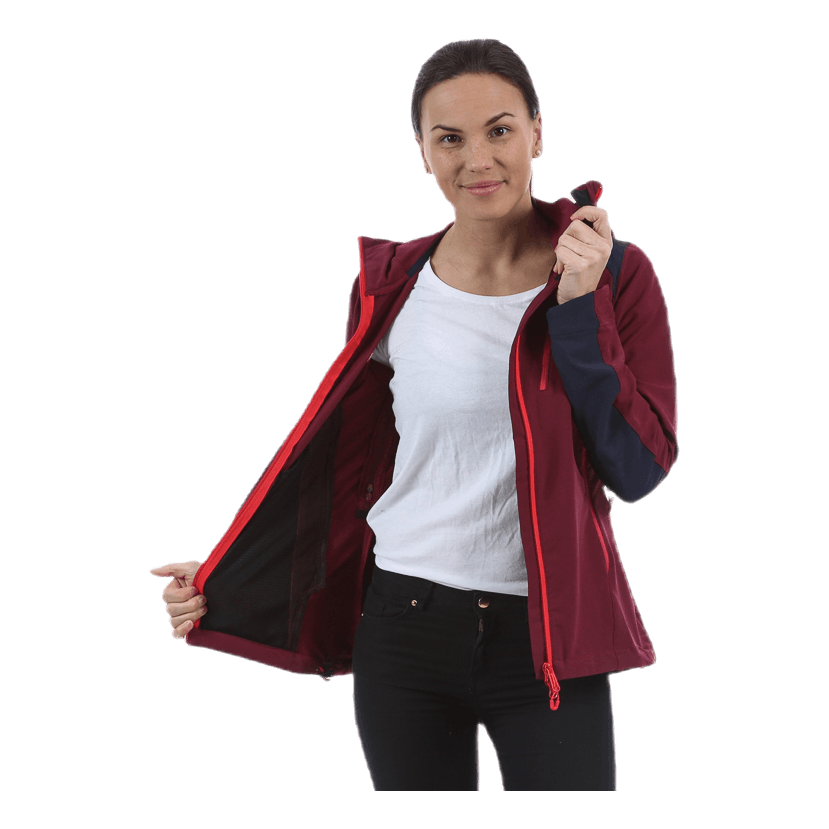 Cecilie Mountaineering Jacket Grey/Red