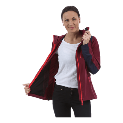 Cecilie Mountaineering Jacket Grey/Red