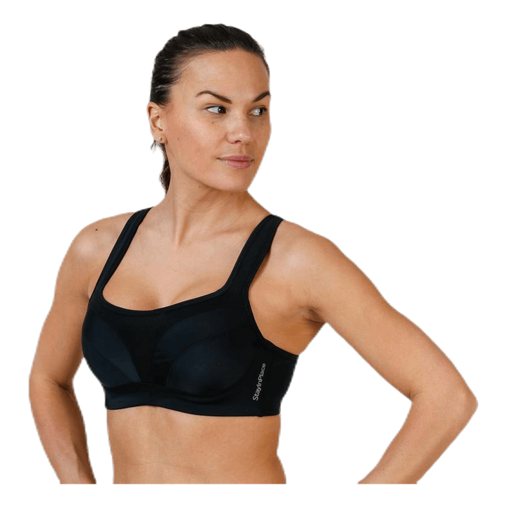 High Support Sports Bra E Black