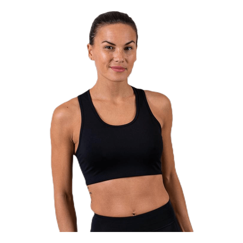 Compression Sports Bra C/D Black
