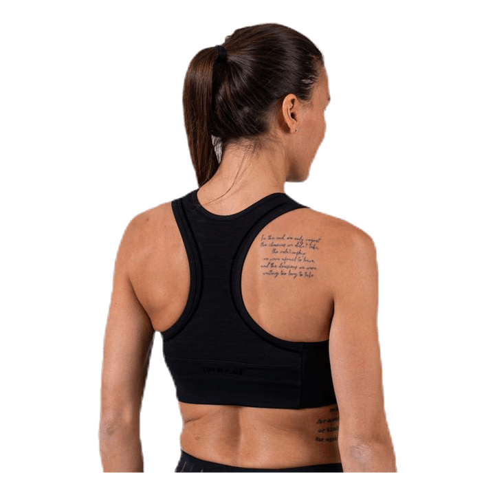 Compression Sports Bra C/D Black