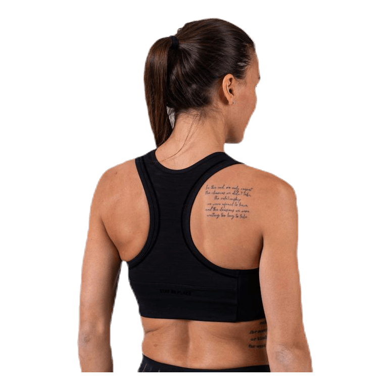 Compression Sports Bra C/D Black