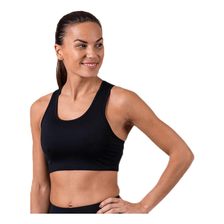 Compression Sports Bra C/D Black