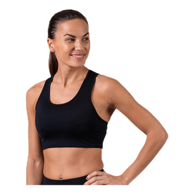 Compression Sports Bra C/D Black
