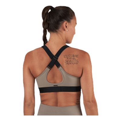 Padded Crossback Bra Beige