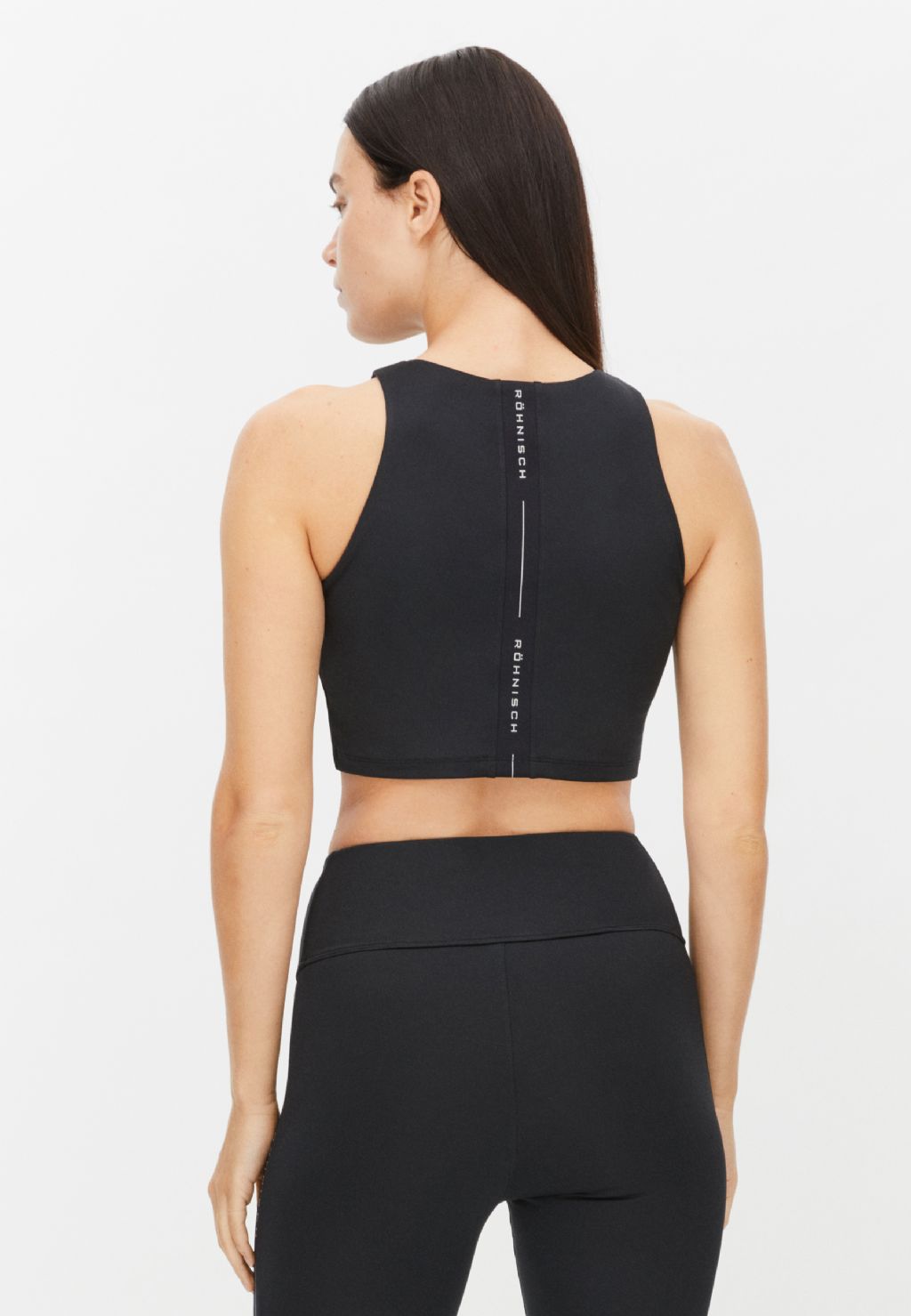 Kay Premium Cropped Top Black