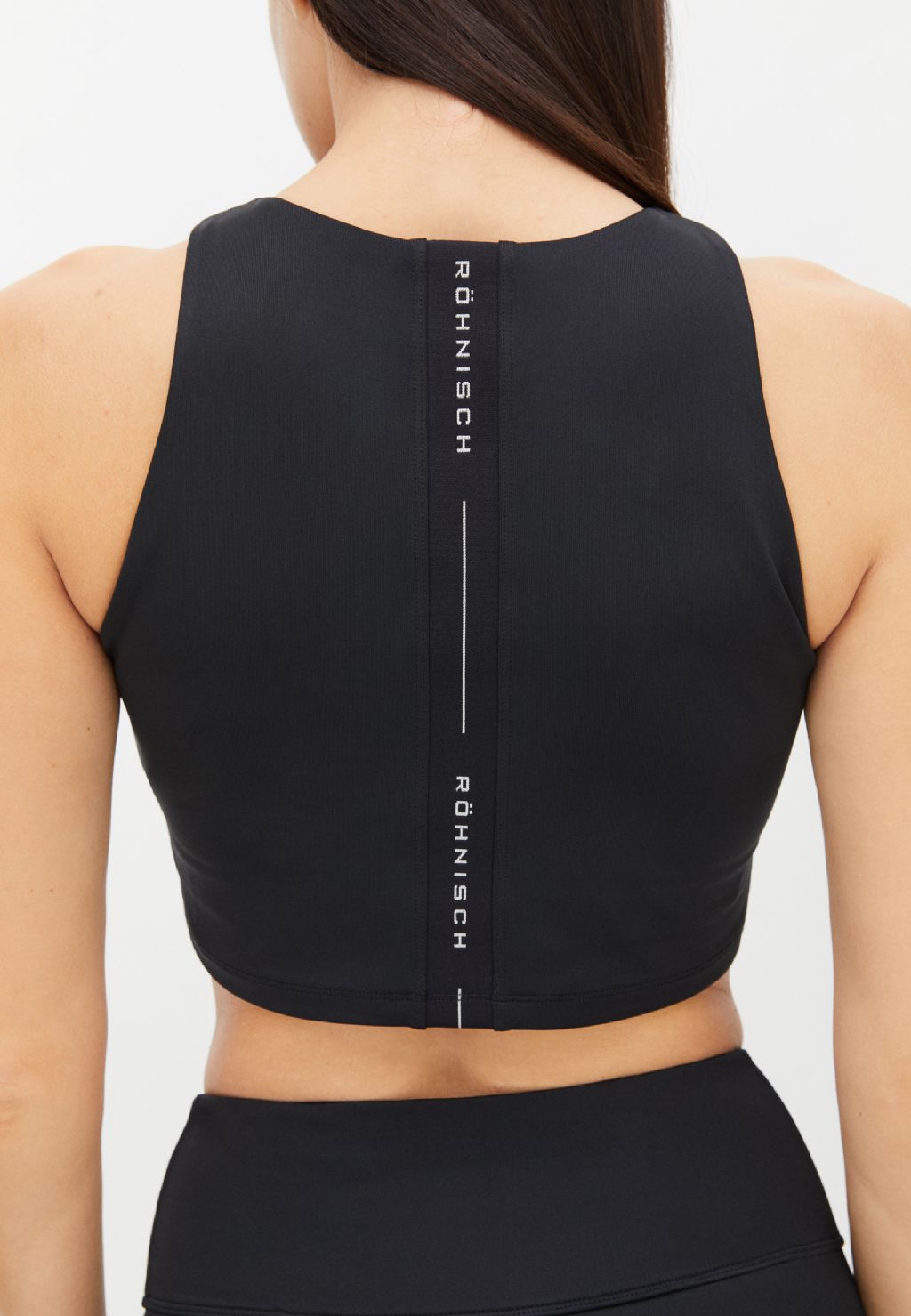 Kay Premium Cropped Top Black