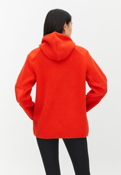 Wazzi Pile Hoodie Poinciana