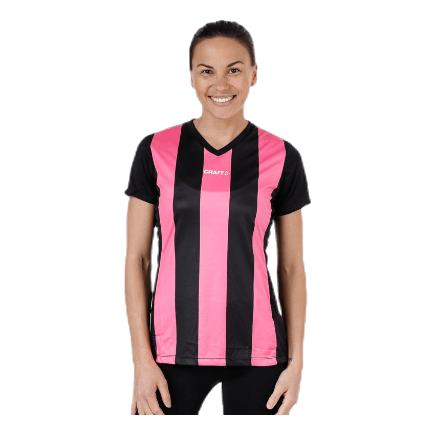 Progress Stripe Jersey W Pink/Black