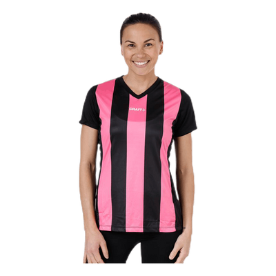 Progress Stripe Jersey W Pink/Black