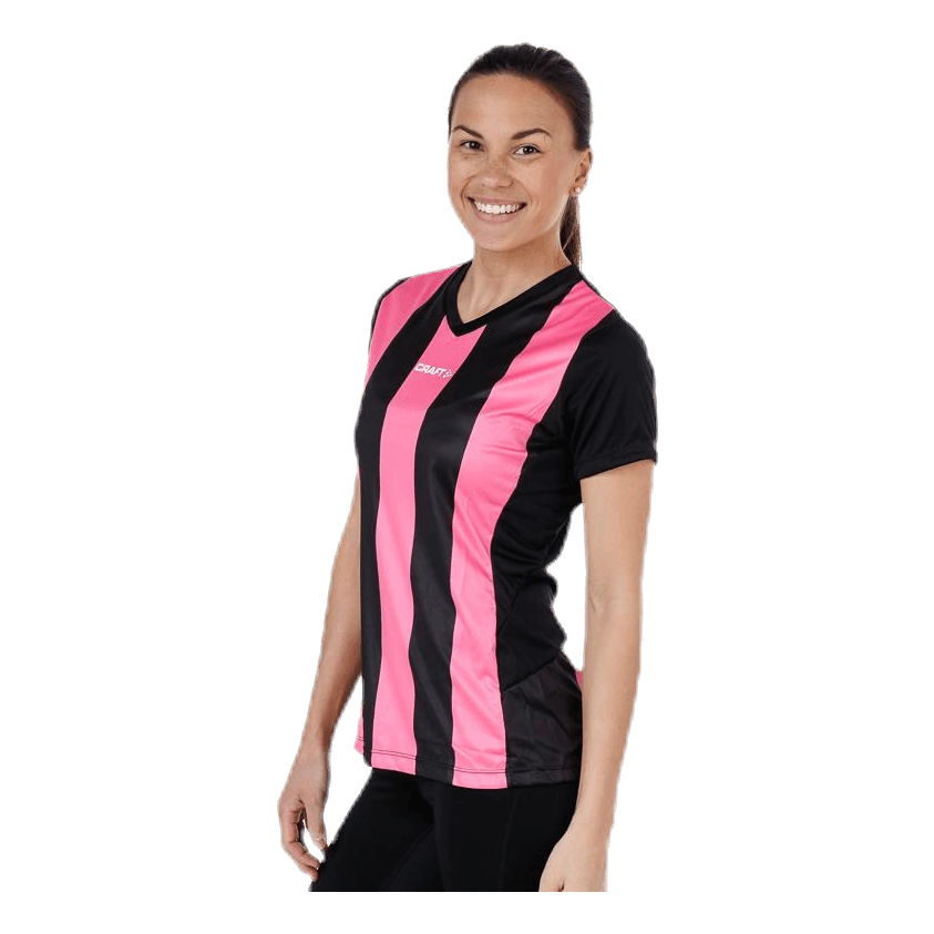 Progress Stripe Jersey W Pink/Black