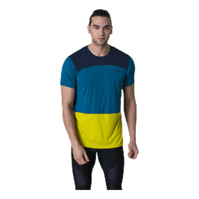 Charge SS Tech Tee Blue/Yellow