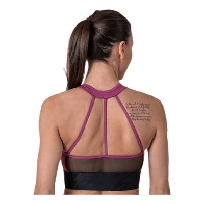 Charge Cropped Mesh Singlet Purple