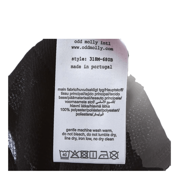 Actilove Solid Tank Top Black