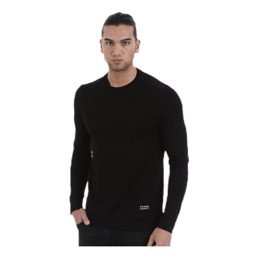 Bamboo Merino Sweatshirt Black