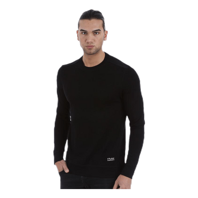 Bamboo Merino Sweatshirt Black
