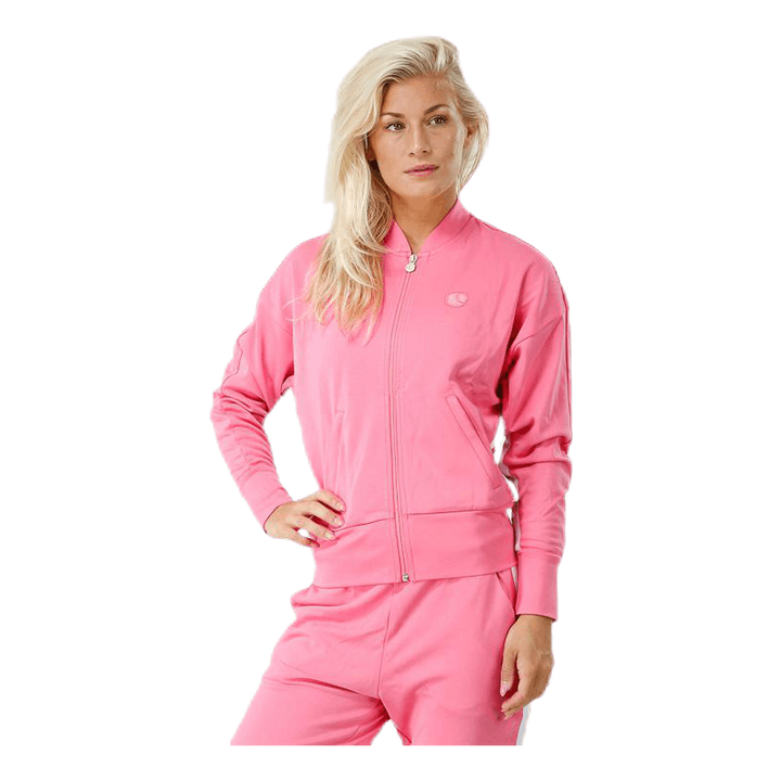 Signature Track Jacket Pink