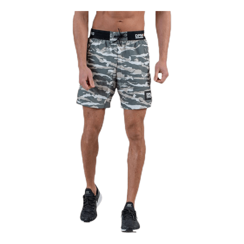 Attis 7" Woven Shorts  Green/Grey