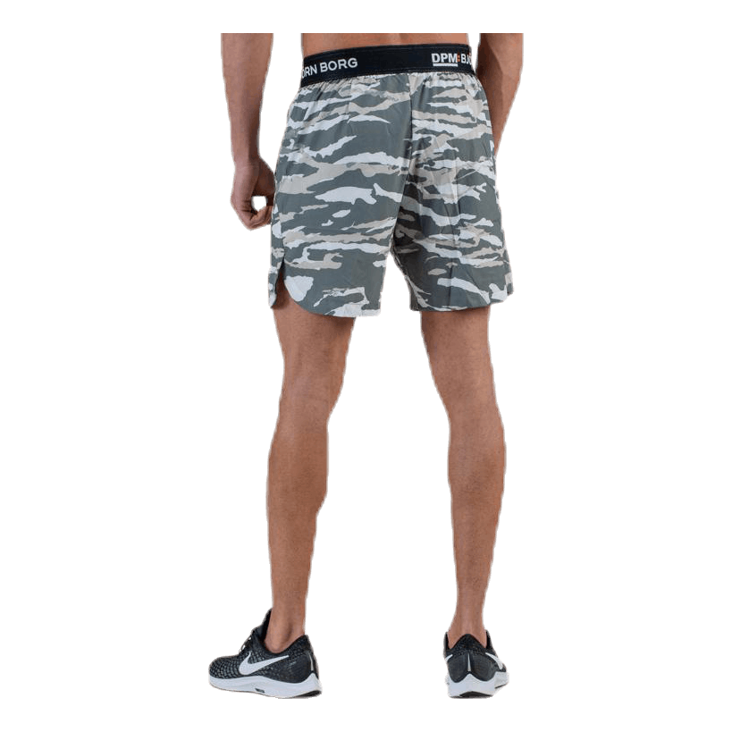 Attis 7" Woven Shorts  Green/Grey