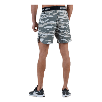 Attis 7" Woven Shorts  Green/Grey