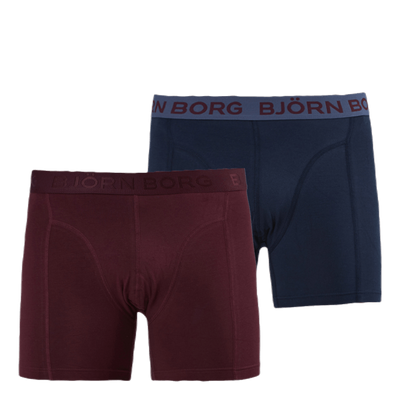 Sammy Solid Shorts 2-Pack Blue/Red