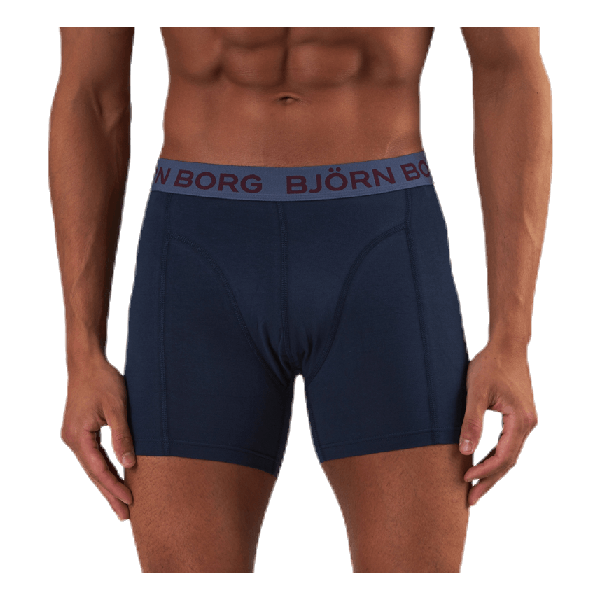 Sammy Solid Shorts 2-Pack Blue/Red