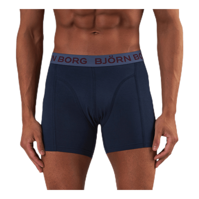 Sammy Solid Shorts 2-Pack Blue/Red