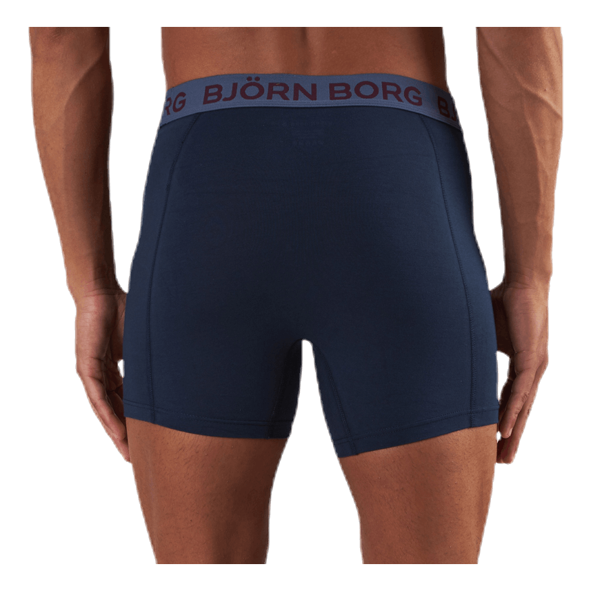 Sammy Solid Shorts 2-Pack Blue/Red