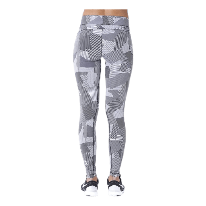 Graphic line tights White