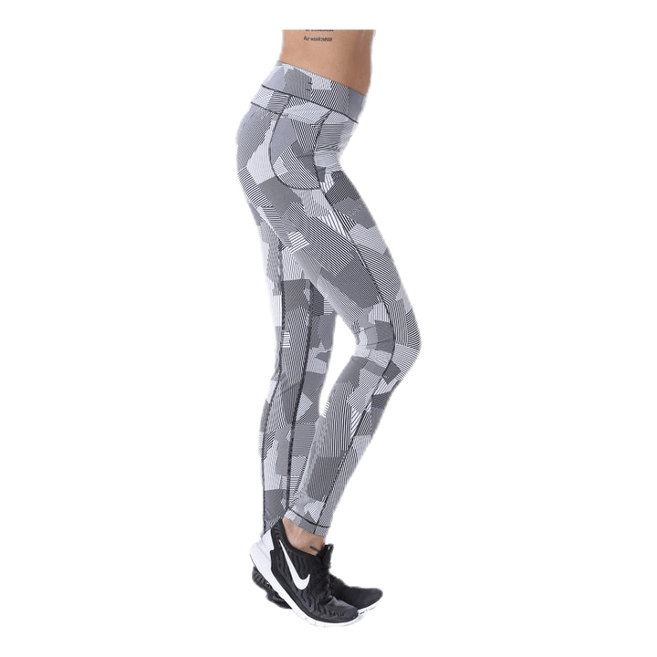 Graphic line tights White