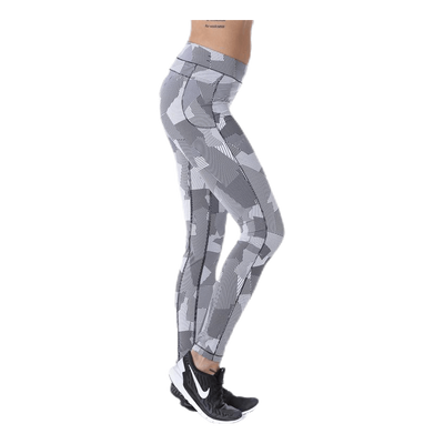 Graphic line tights White