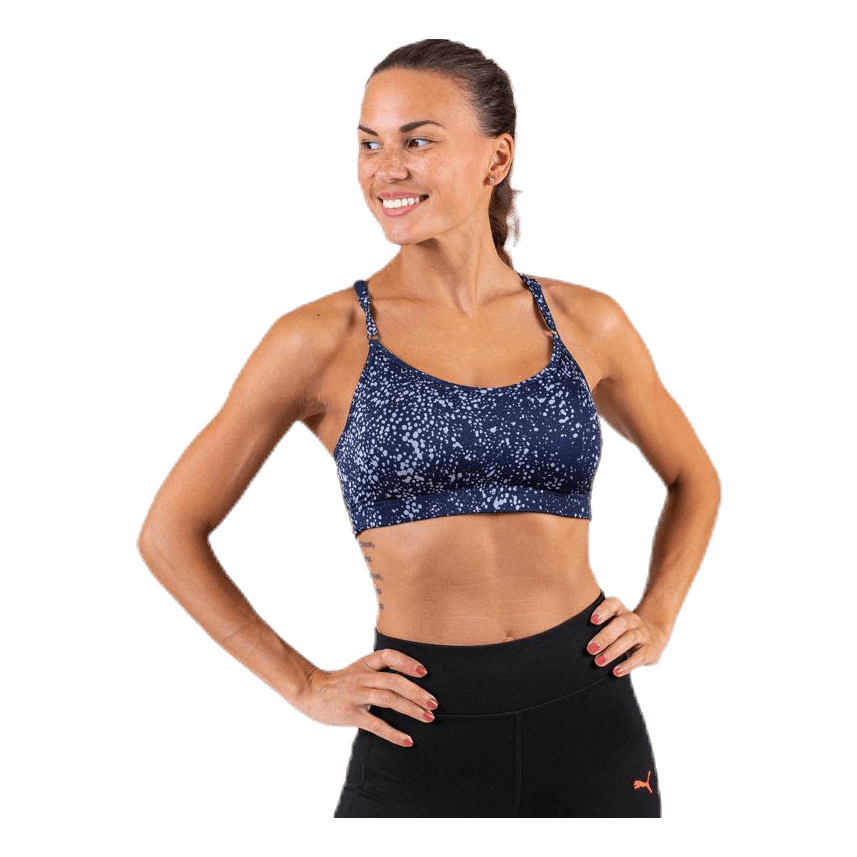 Strappy Sports Bra Blue
