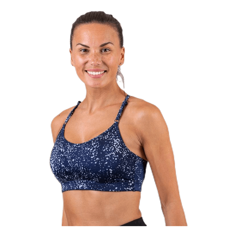 Strappy Sports Bra Blue