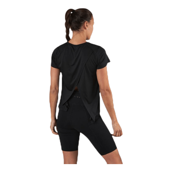 Flowing Running Tee Black
