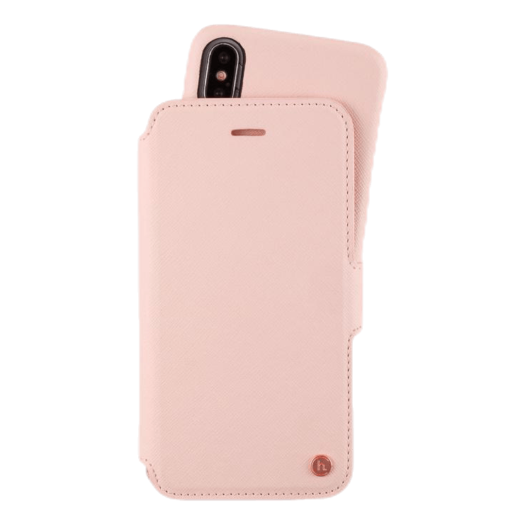 Stockholm Wallet Case Magnet iPhone X/XS Pink